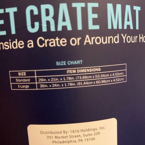 1 PAWSITIVELY FUN! PET CRATE MAT *Size: Small* *Standard* - Picture 5 of 6